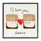 Stupell Industries Love You S'more Framed Giclee Wall Art Design by Corrine Rose Design